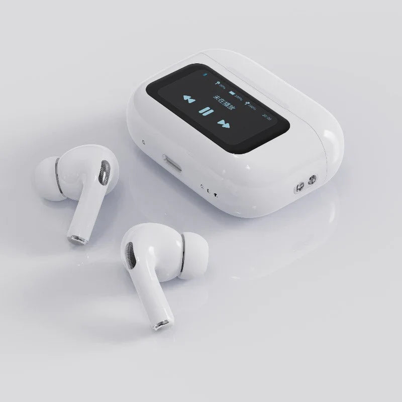 A9 Pro Touch Screen Airpods Pro - ANC Wireless Earbuds With Bluetooth 5.0